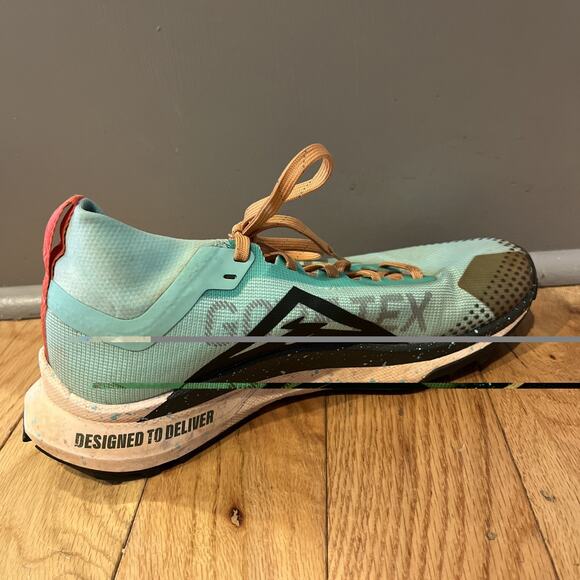 Nike React Pegasus Trail 4 Running Shoe Womens 8 Gore-Tex Green DJ7929-301 - Picture 7 of 10